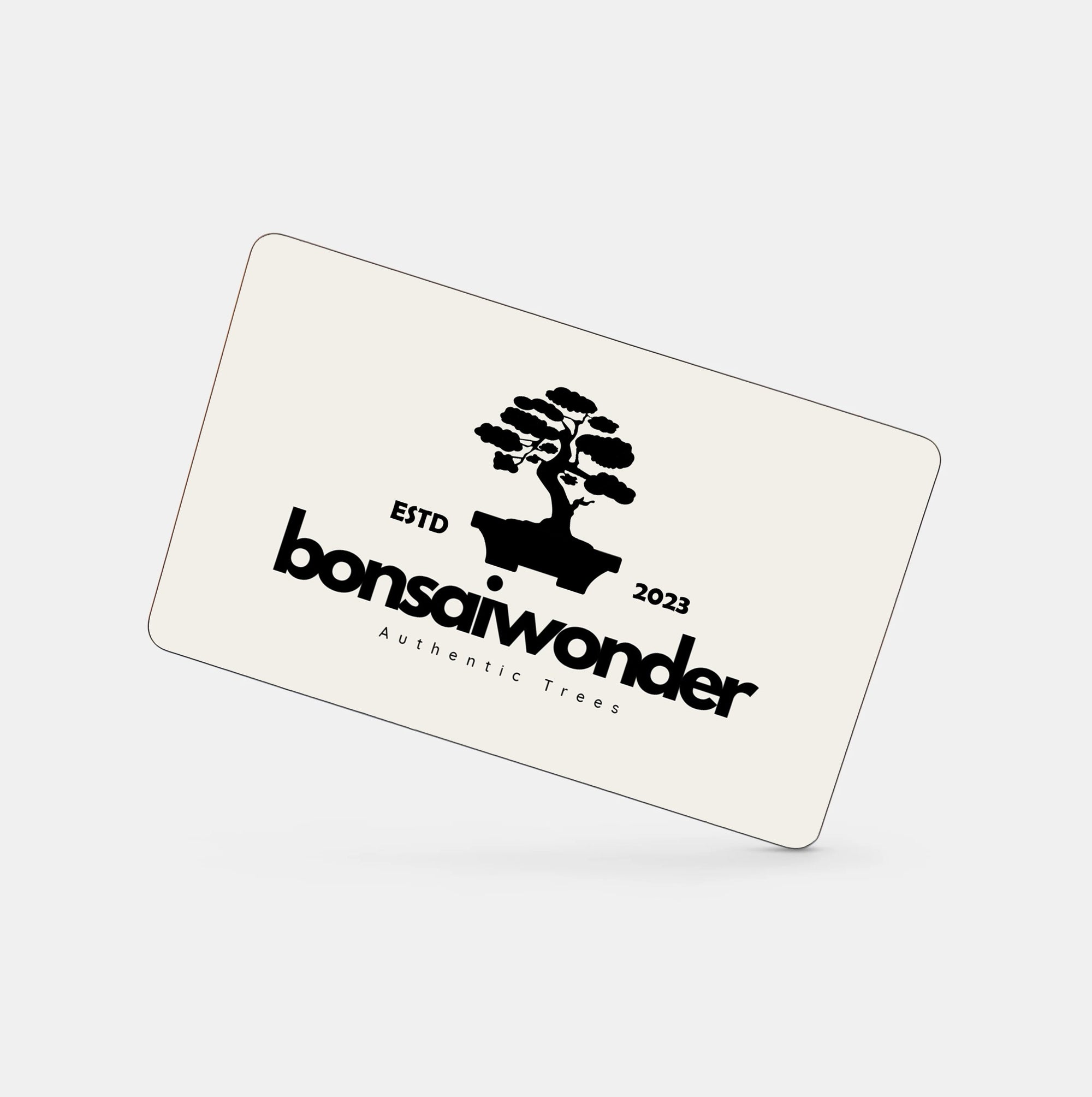 Bonsaiwonder Gift Card/Voucher
